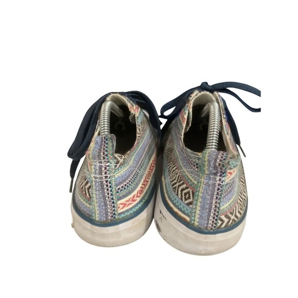 Free Choice By Elis Women's Size 10 Multicolor Pattern Canvas Sneakers - Picture 4 of 8